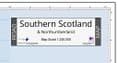 Ordnance Survey Road Map 3 - Southern Scotland & Northumberland - Wall Map - 2026