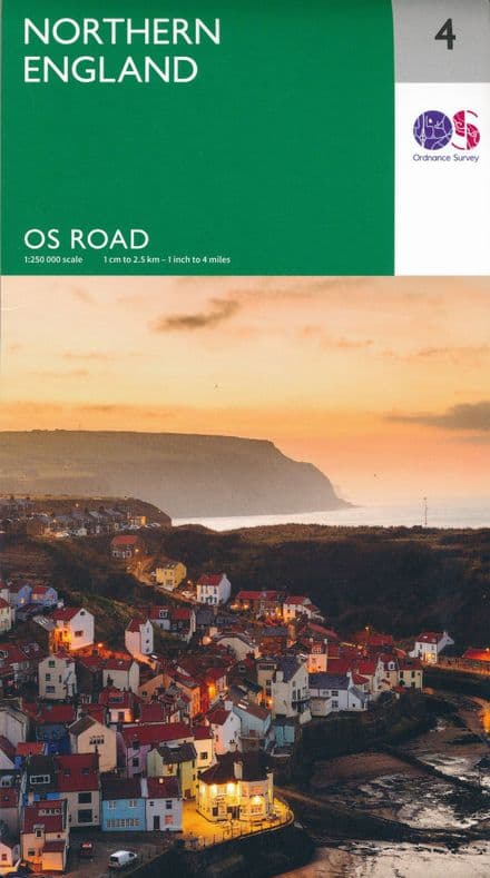Ordnance Survey Road Map 4 - Northern England