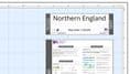 Ordnance Survey Road Map 4 - Northern England - Wall Map - 2024