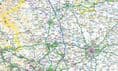 Ordnance Survey Road Map 4 - Northern England - Wall Map - 2026