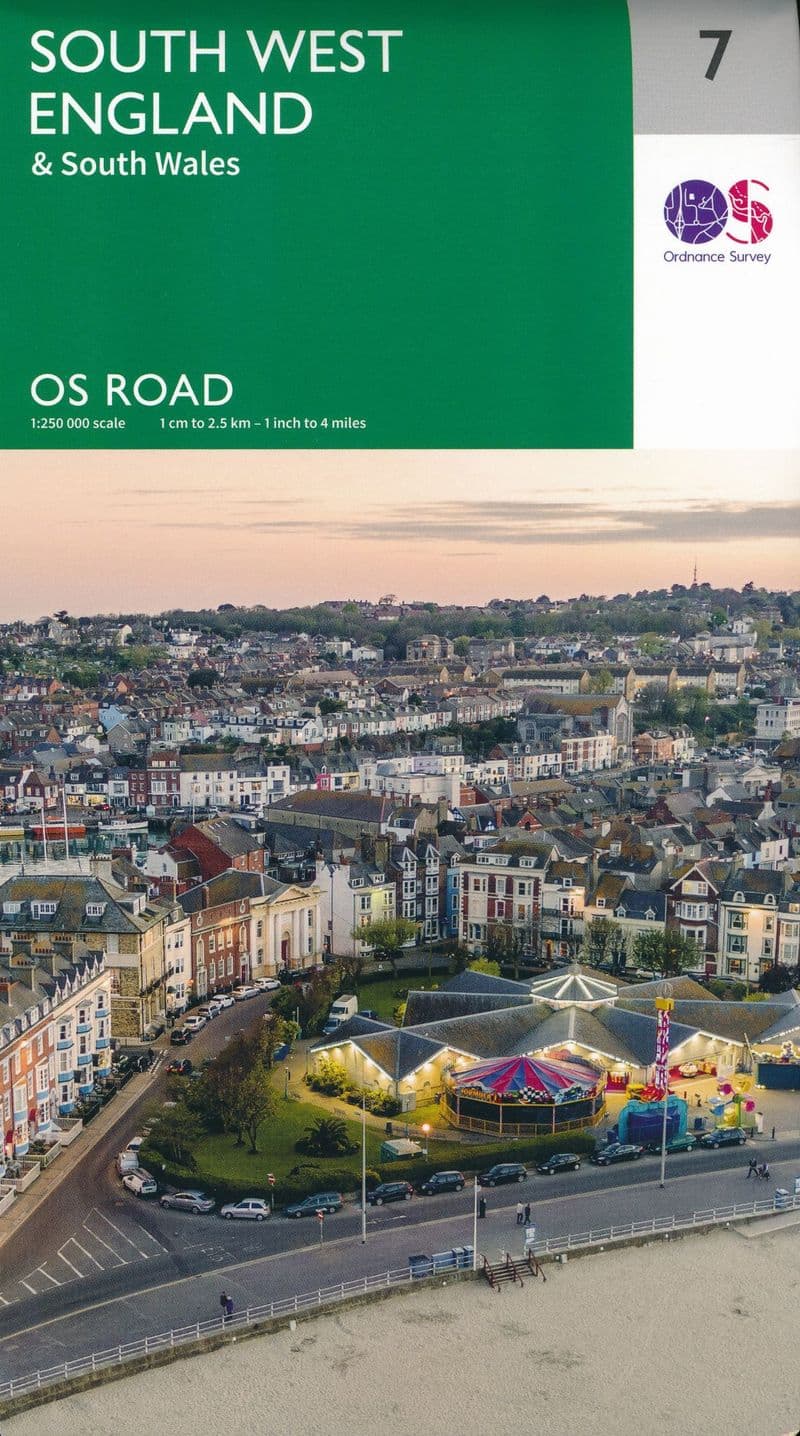 Ordnance Survey Road Map 7 - South West England