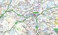 Ordnance Survey Road Map 7 - South West England & South Wales - Wall Map - 2024