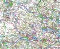 Ordnance Survey Road Map 8 - South East England Including London - Wall Map - 2024