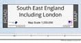 Ordnance Survey Road Map 8 - South East England Including London - Wall Map - 2026
