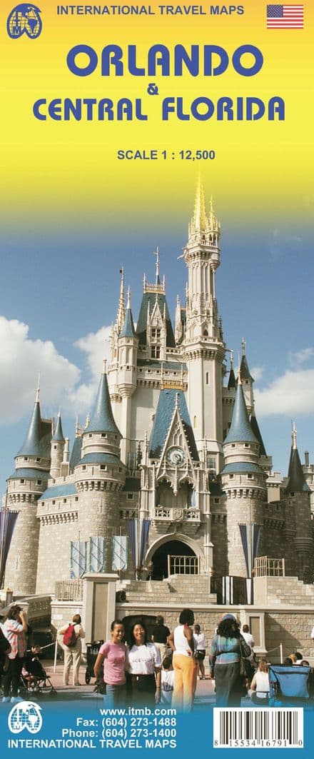 Orlando and Central Florida Travel Refer map