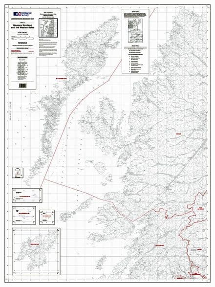 OS Administrative Boundary Map Local Government - Sheet 3 Western Scotland and Western Isles