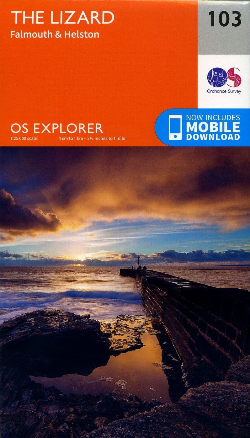 OS Explorer 103 - The Lizard, Falmouth & Helston