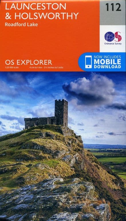 OS Explorer 112 - Launceston & Holsworthy & roadford Lake