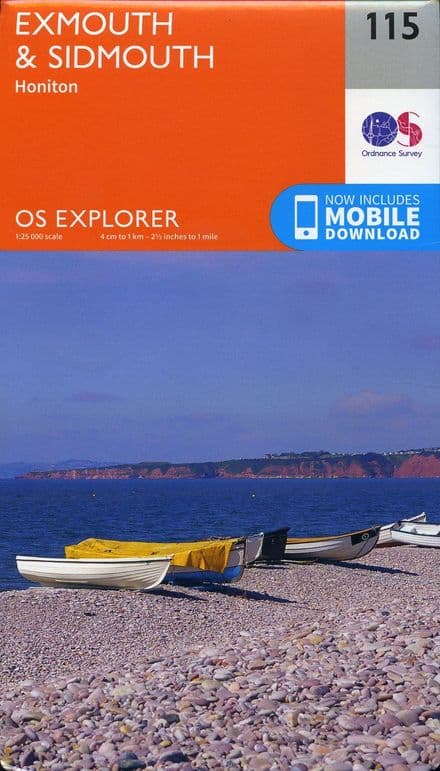 OS Explorer 115 - Exmouth & Sidmouth & Honiton