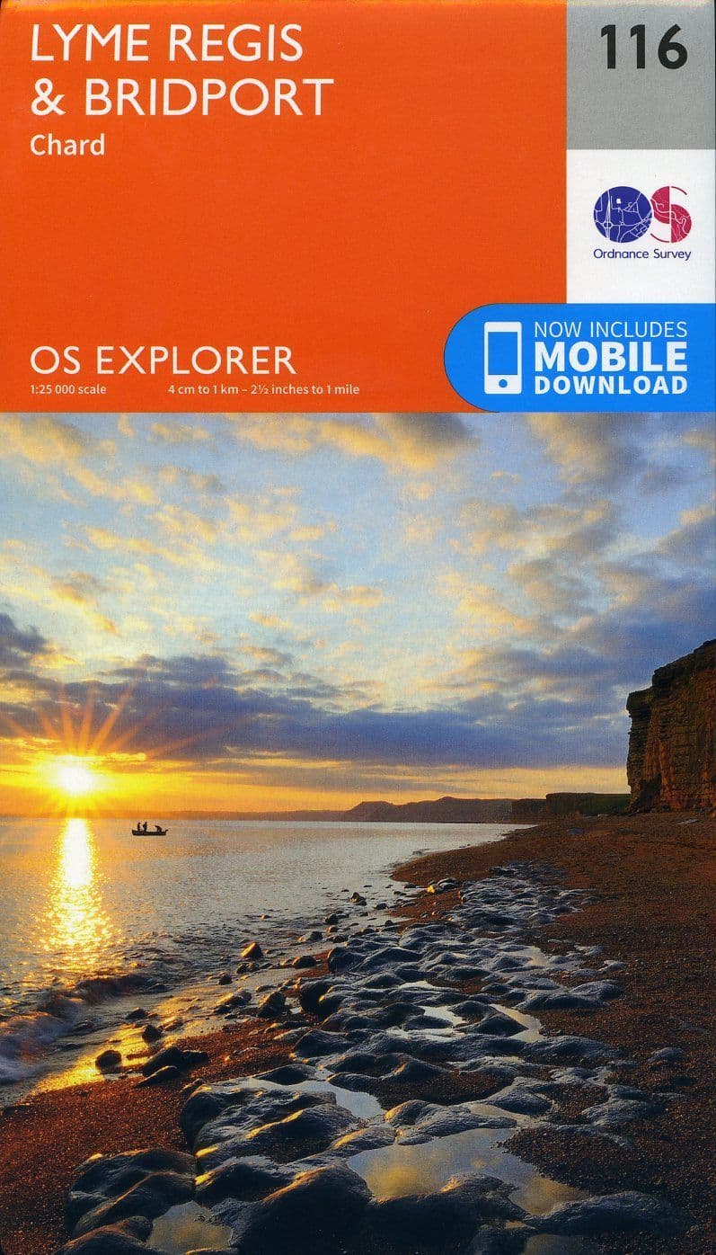 OS Explorer 116 - Lyme Regis & Bridport & Chard