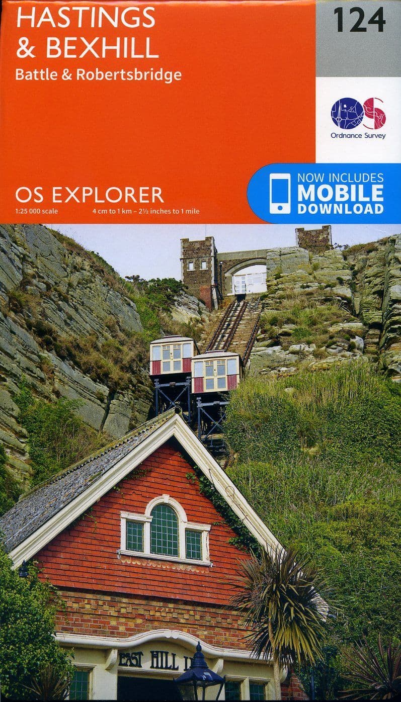 OS Explorer 124 - Hastings & Bexhill, Battle & Robertsbridge