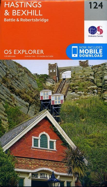 OS Explorer 124 - Hastings & Bexhill, Battle & Robertsbridge