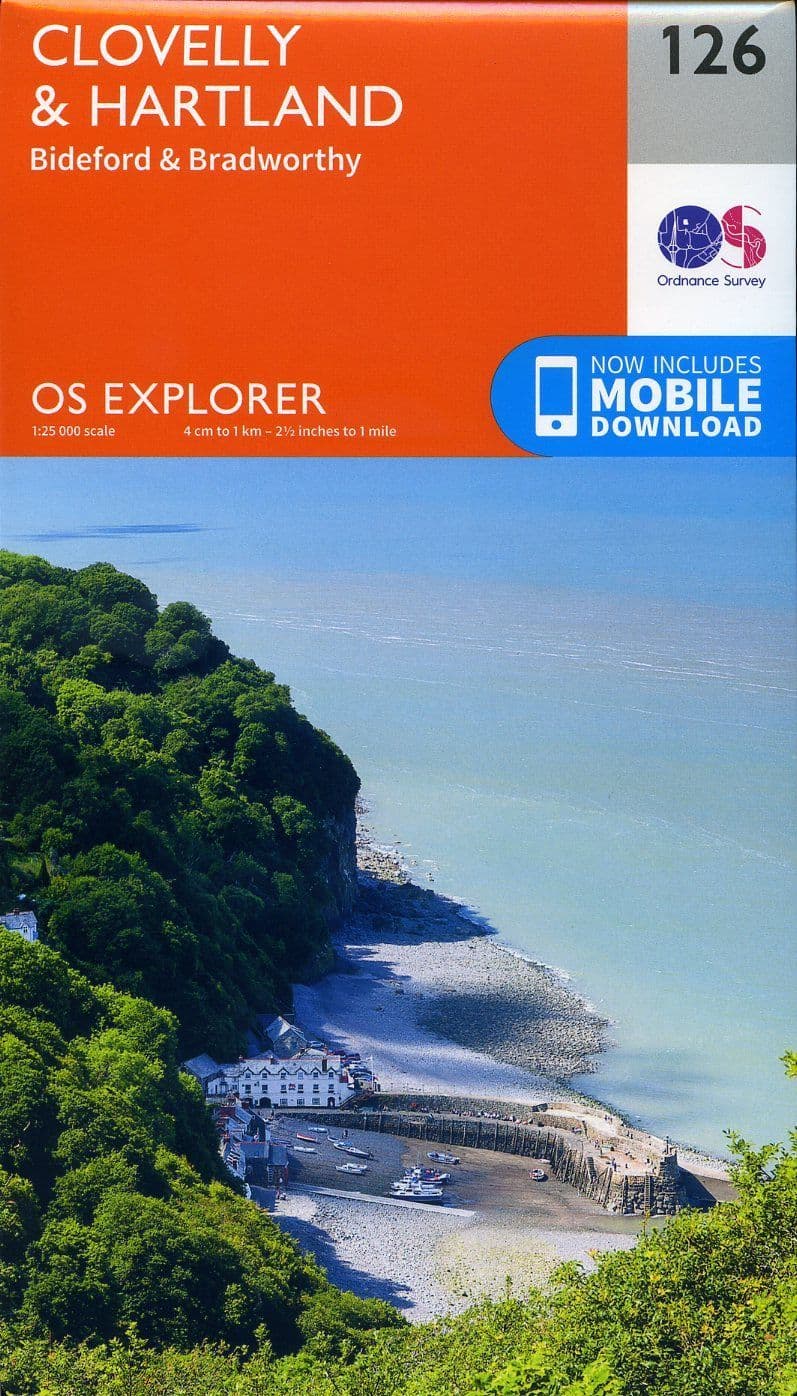 OS Explorer 126 - Clovelly & Hartland, Bideford & Bradworthy
