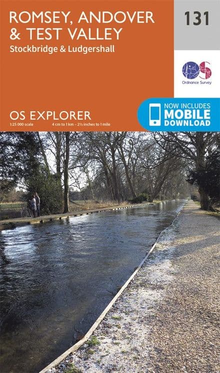 OS Explorer 131 - Romsey, Andover & Test Valley, Stockbridge & Ludgershall