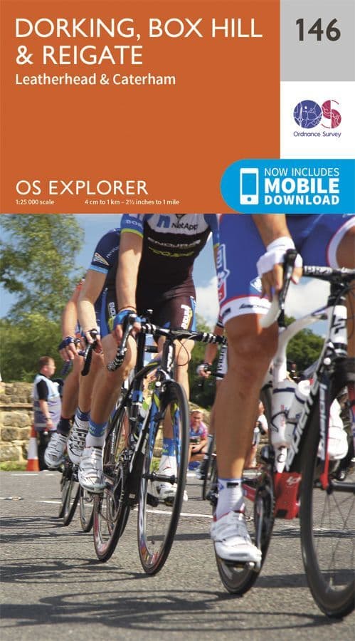 OS Explorer 146 - Dorking, Box Hill & Reigate, Leatherhead & Caterham