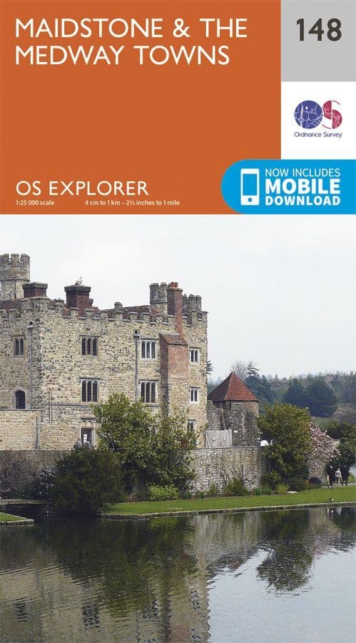 OS Explorer 148 - Maidstone & The Medway Towns.