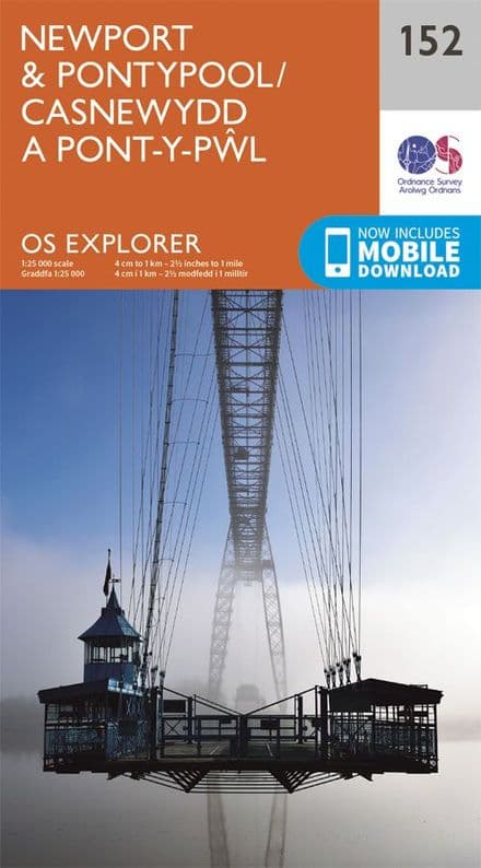 OS Explorer 152 - Newport & Pontypool / Casnewydd A Pont-Y-Pwl