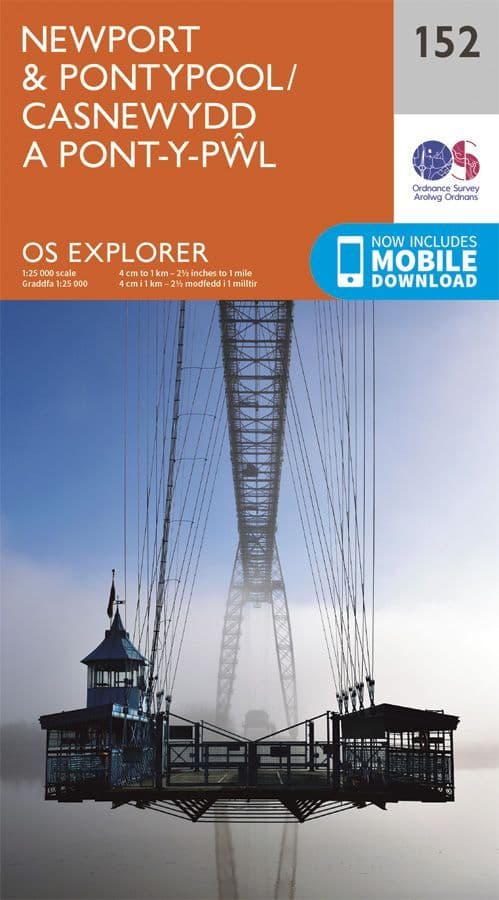 OS Explorer 152 - Newport & Pontypool / Casnewydd A Pont-Y-Pwl