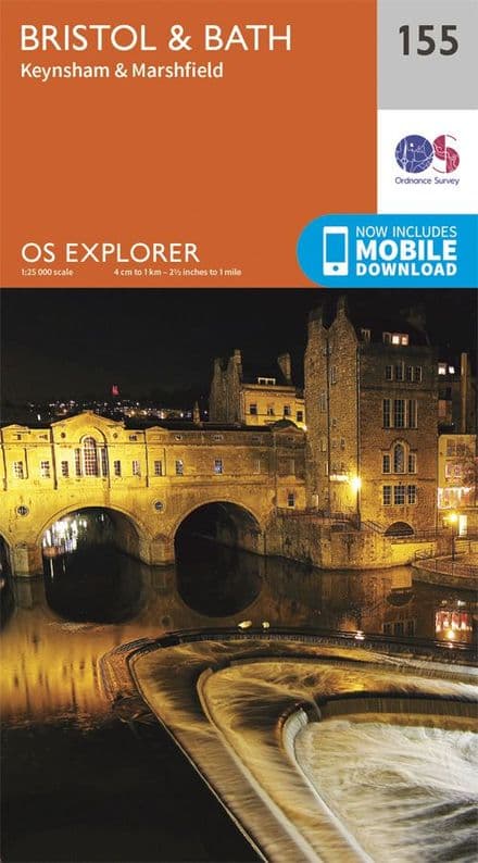 OS Explorer 155 - Bristol & Bath, Keynsham & Marshfield