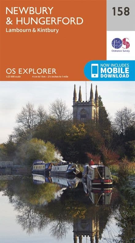OS Explorer 158 - Newbury & Hungerford, Lambourn & Kintbury