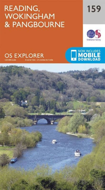 OS Explorer 159 - Reading, Wokingham & Pangbourne