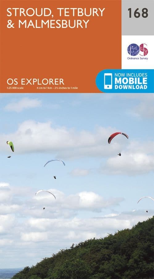 OS Explorer 168 - Stroud, Tetbury & Malmesbury