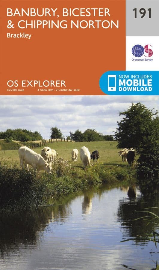 OS Explorer 191 - Banbury, Bicester & Chipping Norton & Brackley