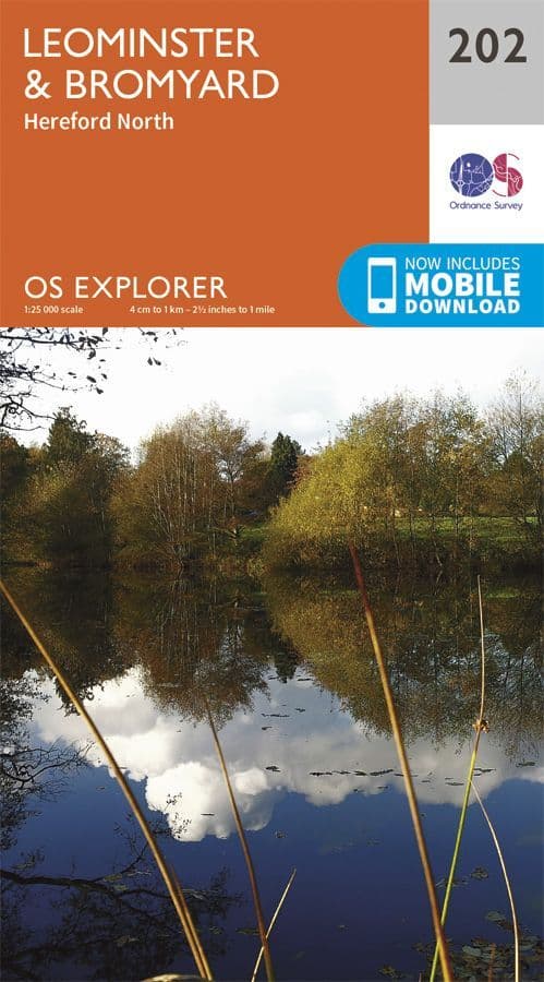 OS Explorer 202 - Leominster & Bromyard & Hereford North