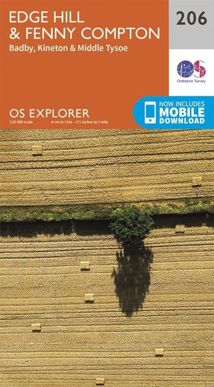 OS Explorer 206 - Edge Hhill, Fenney Compton, Balby, Kineton & Middle Tyscoe