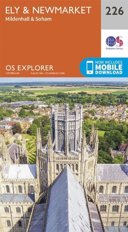 OS Explorer 226 - Ely & Newmarket, Mildenhall & Soham