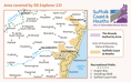 OS Explorer 231 - Southwold, Bungay, Halesworth & Kessingland