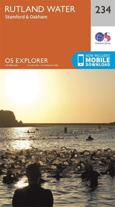 OS Explorer 234 - Rutland Water, Stamford & Oakham