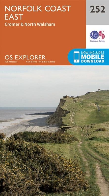 OS Explorer 252 - Norfolk Coast East Cromer & North Walsham