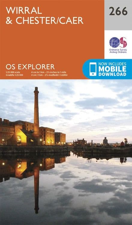 OS Explorer 266 - Wirral & Chester / Caer