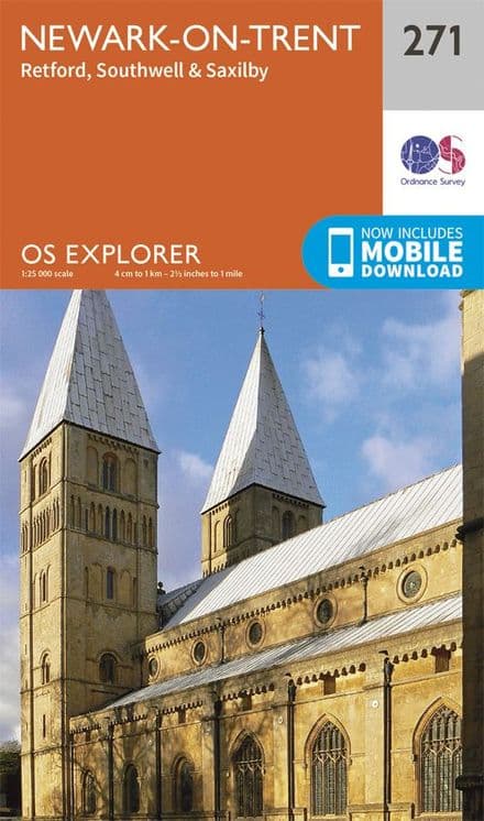 OS Explorer 271 - Newark on Trent, Retford, Southwell & Saxilby