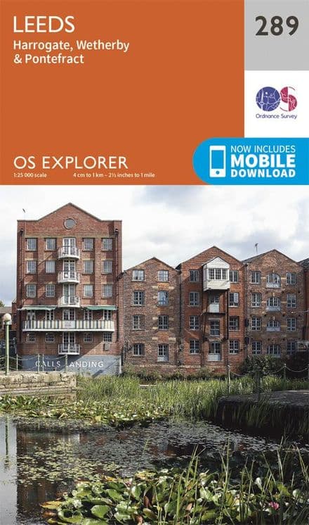 OS Explorer 289 - Leeds, Harrogate, Wetherby and Pontefract
