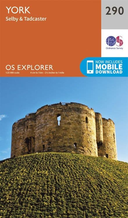 OS Explorer 290 - York, Selby and Tadcaster