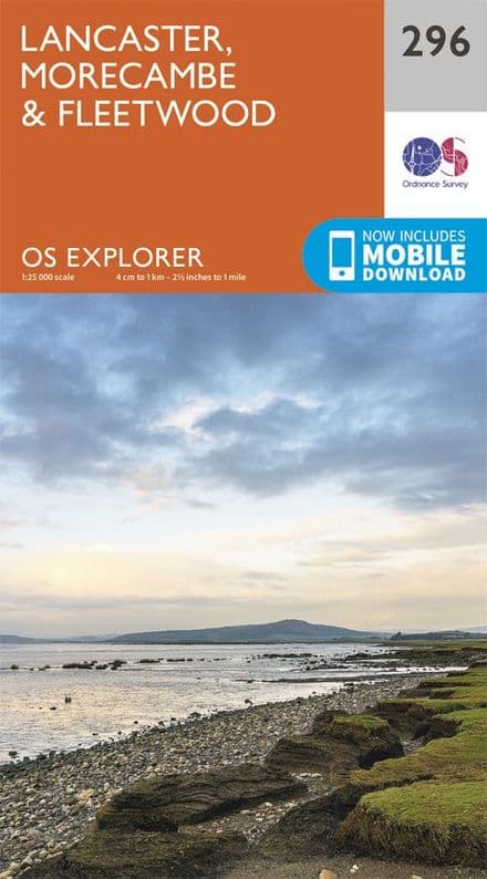 OS Explorer 296 - Lancaster, Morecombe and Fleetwood