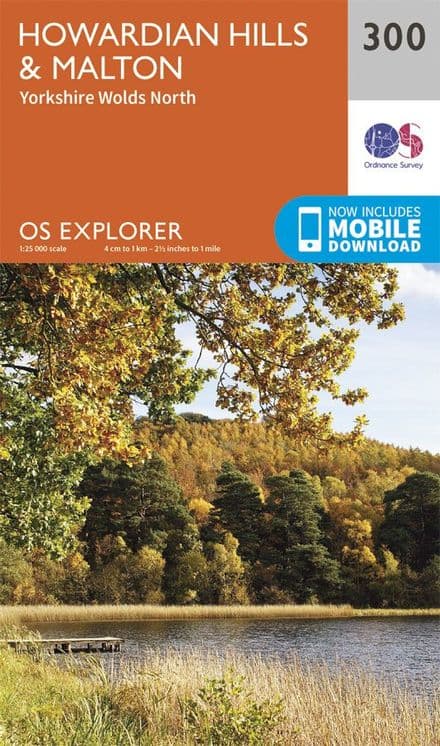 OS Explorer 300 - Howardian Hills, malton, Yorkshire Wolds North