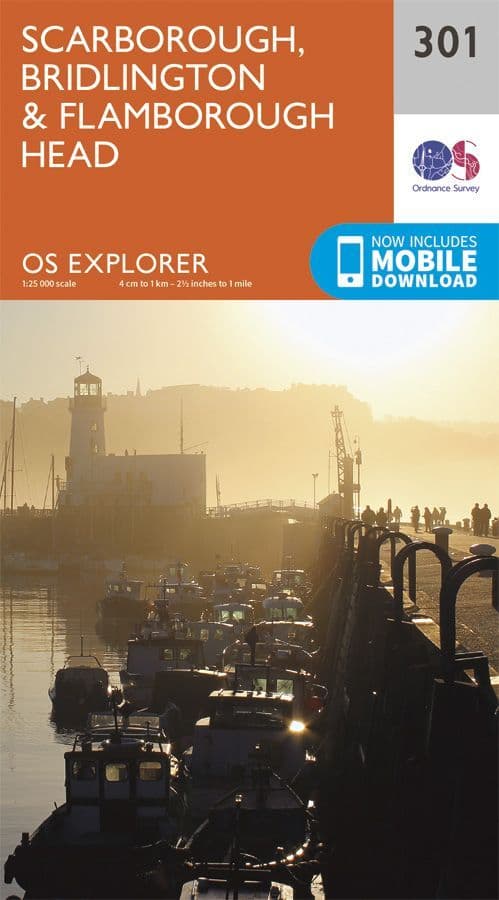 OS Explorer 301 Scarborough, Bridlington & Flamborough