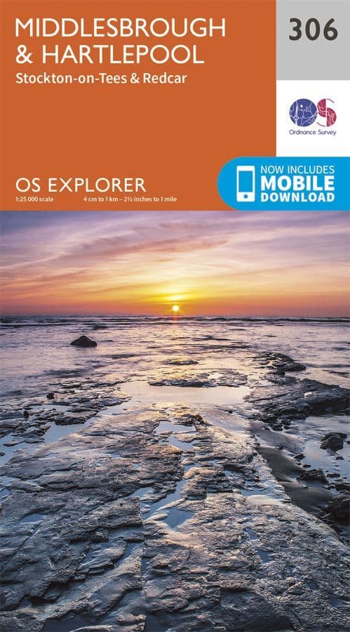 OS Explorer 306 Middlesbrough & Hartlepool