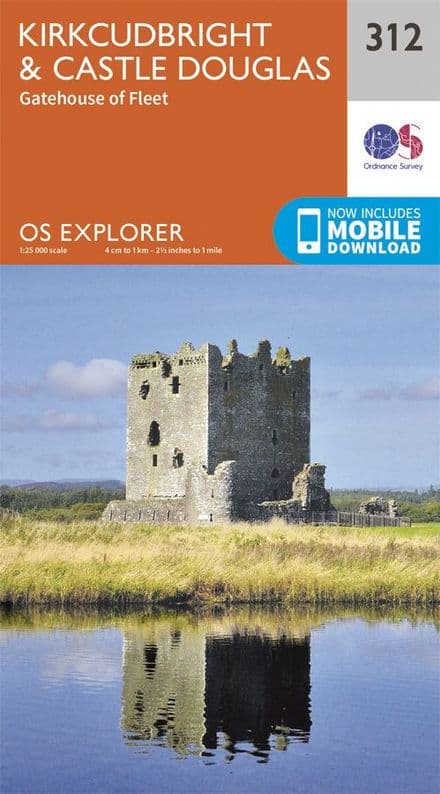 OS Explorer 312 Kirkcudbright & Castle Douglas, Gatehouse of Fleet