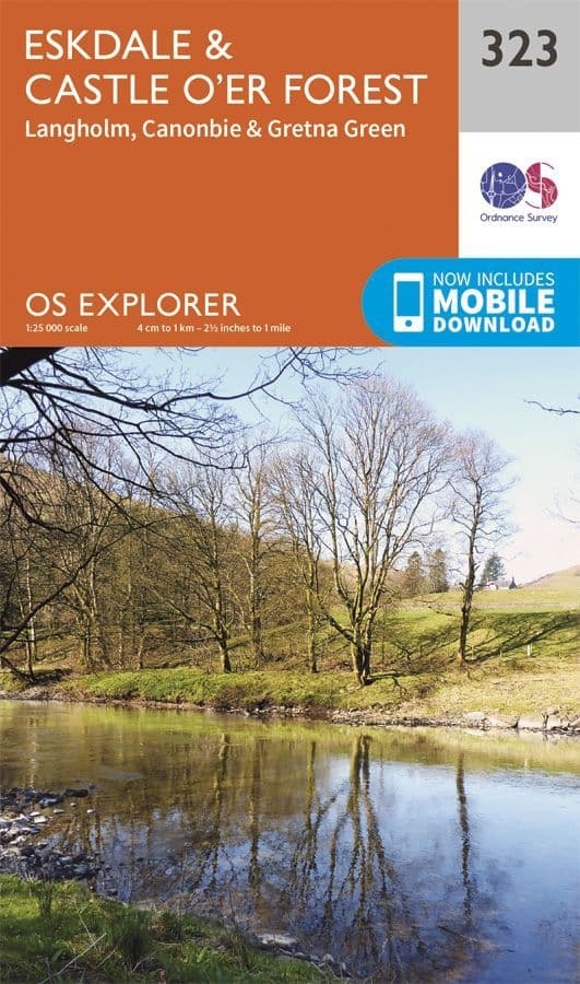 OS Explorer 323 Eskdale & Castle O'er Forest