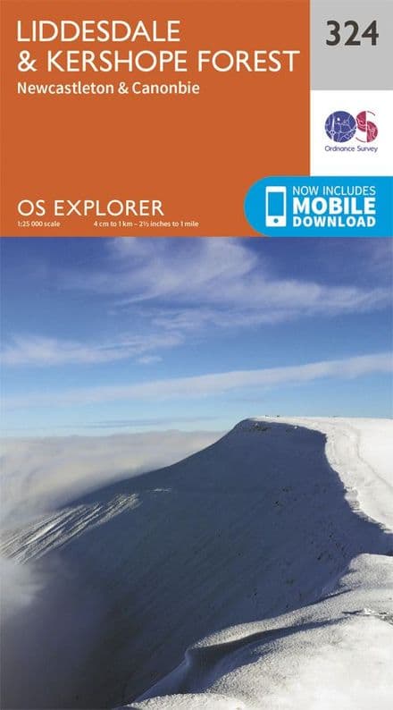 OS Explorer 324 Liddesdale & Kershope Forest