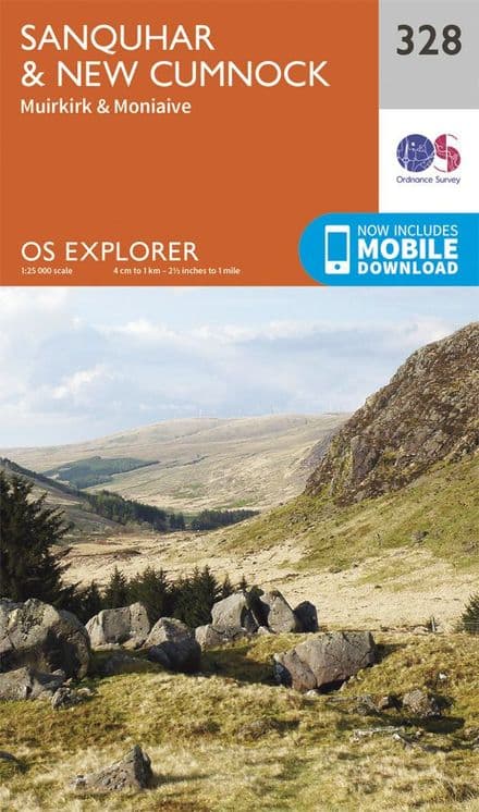 OS Explorer 328 Sanquhar & New Cumnock