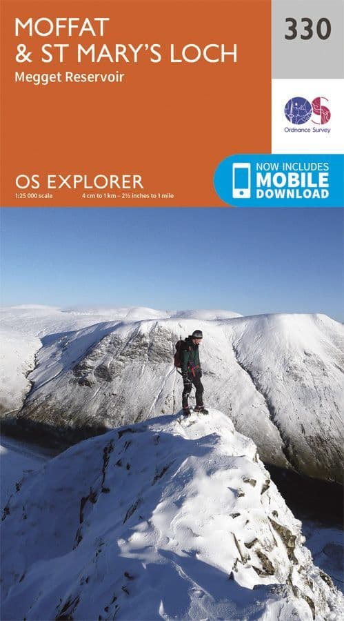 OS Explorer 330 Moffat & St Marys Loch