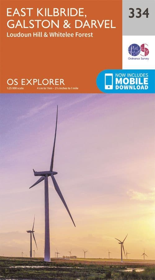 OS Explorer 334 East Kilbride, Galston & Darvel