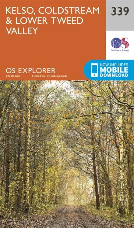 OS Explorer 339 Kelso, Coldstream & lower Tweed Valley