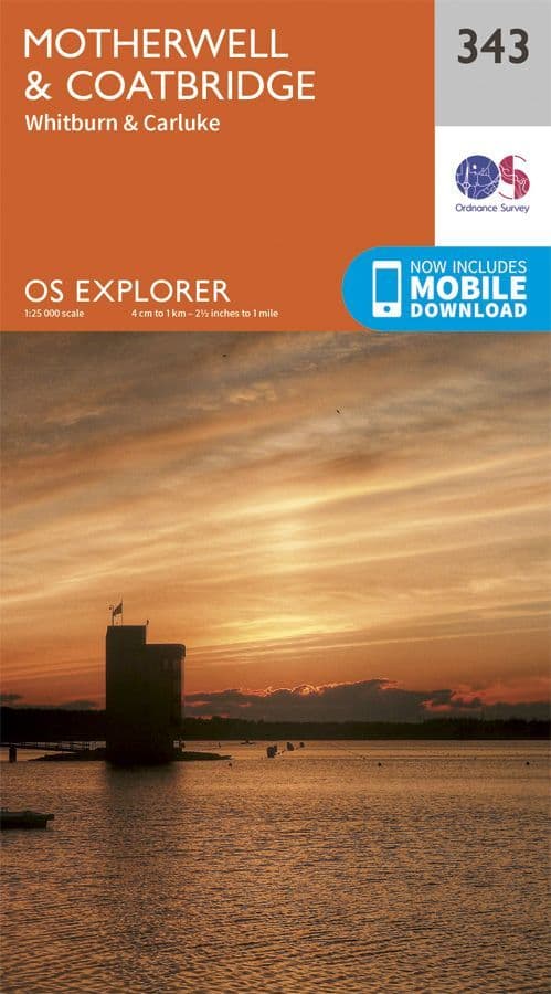 OS Explorer 343 Motherwell & Coatbridge