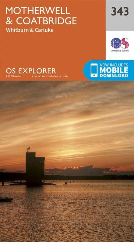 OS Explorer 343 Motherwell & Coatbridge